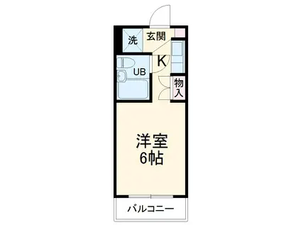 ダイホープラザ橋本Ⅲ(1K/5階)の間取り写真