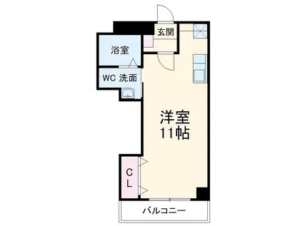 A・CITY三河安城南館(ワンルーム/4階)の間取り写真