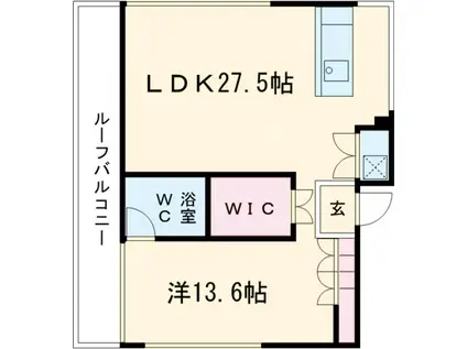 BEATITUDE(1LDK/4階)の間取り写真