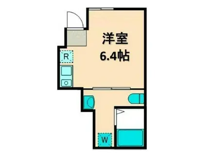 アルビオンシティ妙典(ワンルーム/1階)の間取り写真