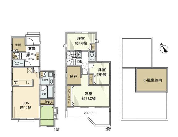 東京地下鉄有楽町線 和光市駅 徒歩11分 2階建 築15年(3LDK)の間取り写真