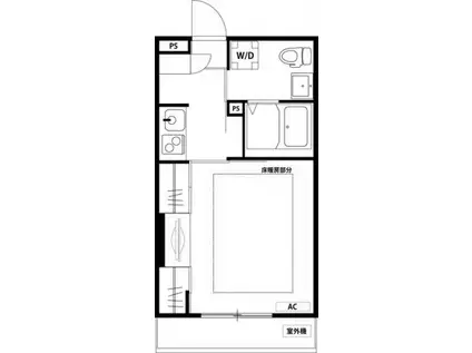 リブリ・エスポワール(1K/3階)の間取り写真