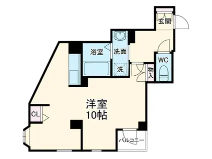 ROOM 結 豊中駅前(ワンルーム/5階)の間取り写真