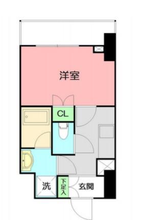 GRANDREVE横濱2(1K/11階)の間取り写真