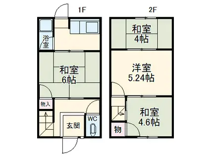 山際様借家(4K)の間取り写真