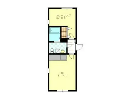 アーバンステージ上落合Ⅱ(1LDK/3階)の間取り写真