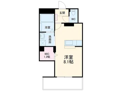 メゾン・ドゥ・ランジュ(ワンルーム/3階)の間取り写真