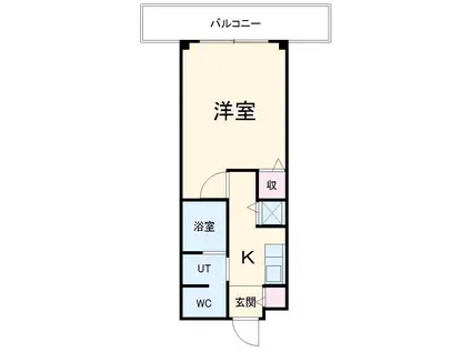 豊田ノースウエスト(1K/5階)の間取り写真