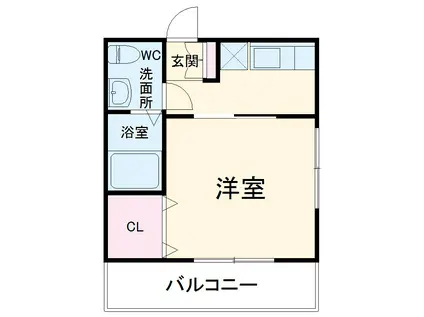 メゾン・ド IB(1K/2階)の間取り写真