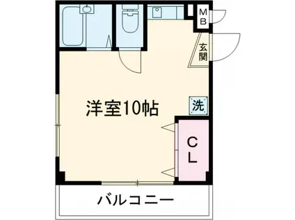 NIC SUITE(ワンルーム/4階)の間取り写真