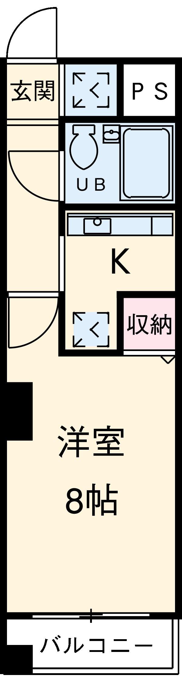 テラス137(1K/3階)の間取り写真