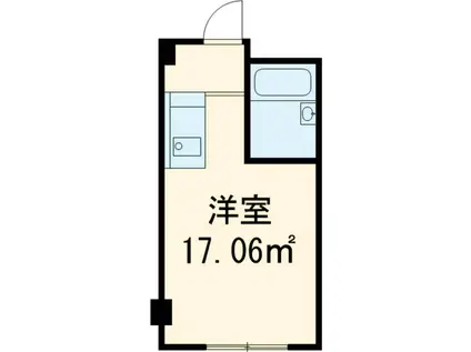 ULYAIZU-Ⅰ(ワンルーム/4階)の間取り写真