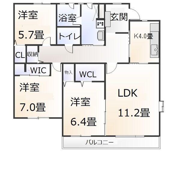 マストプラス1(3LDK/1階)の間取り写真