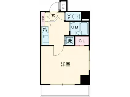 L-VIENT南荻窪(1K/2階)の間取り写真