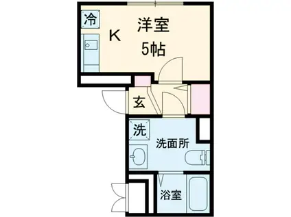 BRIO亀有(ワンルーム/3階)の間取り写真