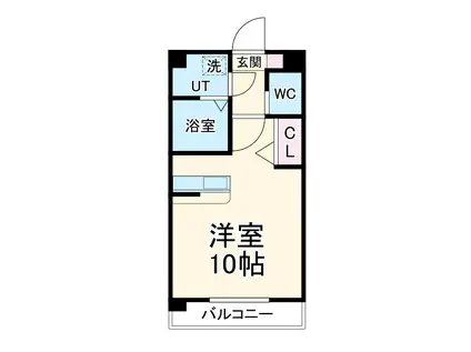 EXCEL COURT 櫻(1K/3階)の間取り写真