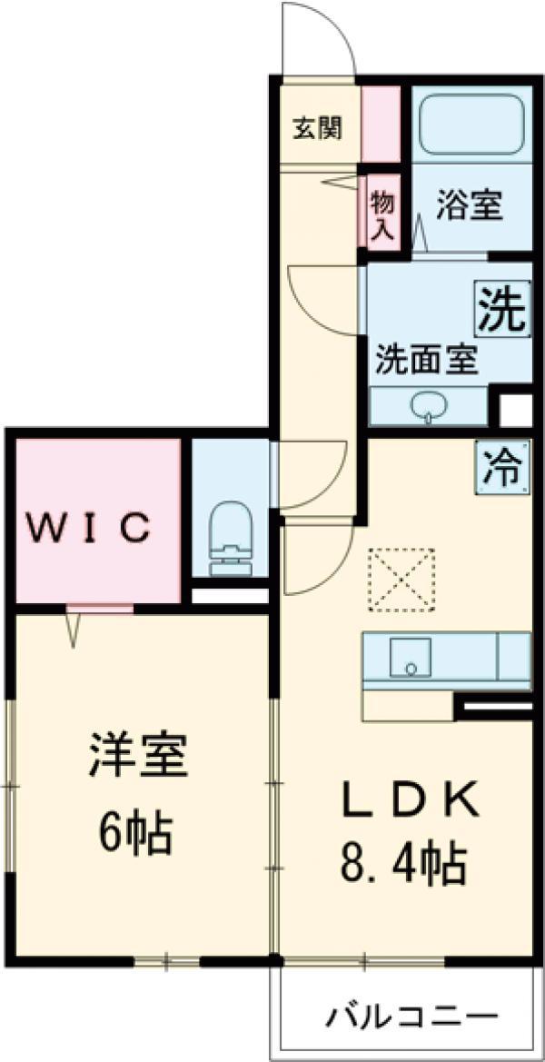 ファミール西台(1LDK/1階)の間取り写真