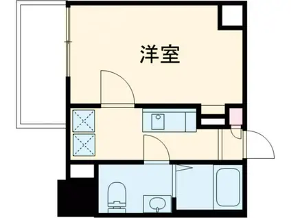 GENOVIA青砥SKYGARDEN(1K/3階)の間取り写真