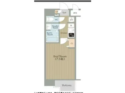 エスリード新大阪コンフォールⅠ番館(1K/8階)の間取り写真