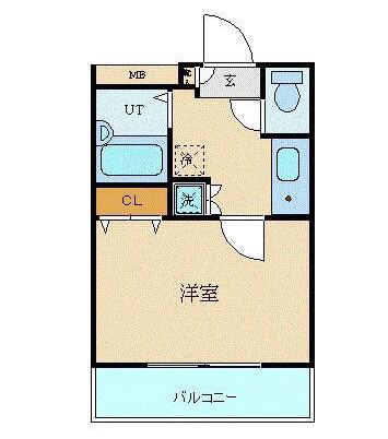 シンシア蒲田ステーションプラザ(1K/3階)の間取り写真