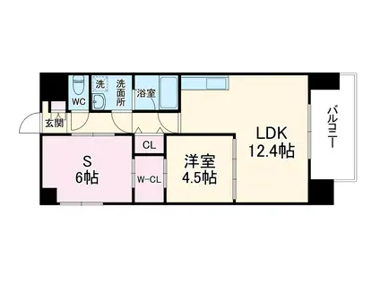 CENTURY与力町公園(1SLDK/8階)の間取り写真