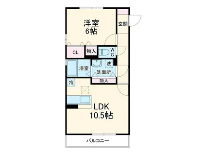 D-ROOM汐止(1LDK/1階)の間取り写真