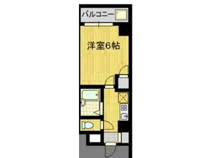 レタンデゥラメールCKV(1K/2階)の間取り写真