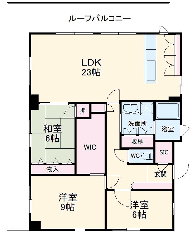 グランパティオ(3SLDK/5階)の間取り写真