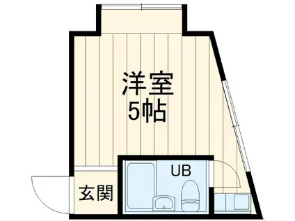 スターゲイツ磯子MIKA(ワンルーム/1階)の間取り写真