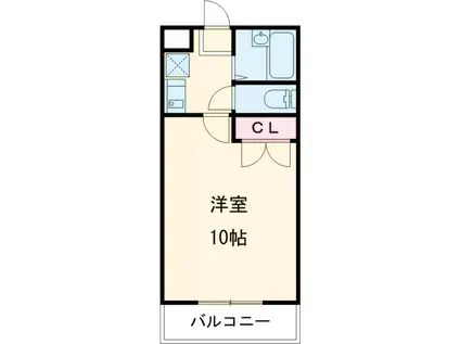 エクセレント7(1K/1階)の間取り写真