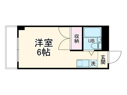 セゾンミスズ(1K/5階)の間取り写真