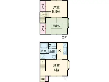 プロスペール・セイワA館(3K)の間取り写真