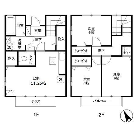 ディアパンジー(3LDK)の間取り写真