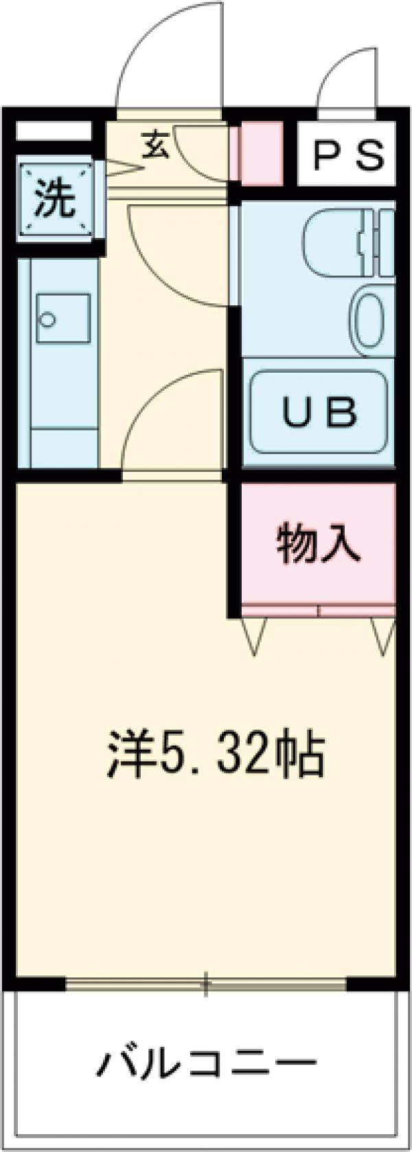 TS GARDEN下高井戸(1K/2階)の間取り写真