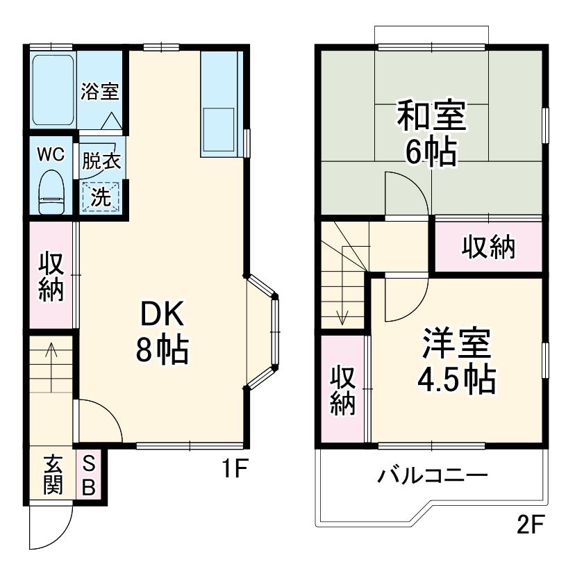 KE6番館(3K)の間取り写真