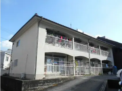 ハイツ杉Ⅱ(1DK/2階)の外観写真