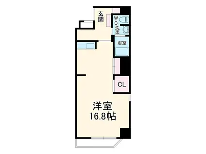 グランドルチェ1(ワンルーム/6階)の間取り写真