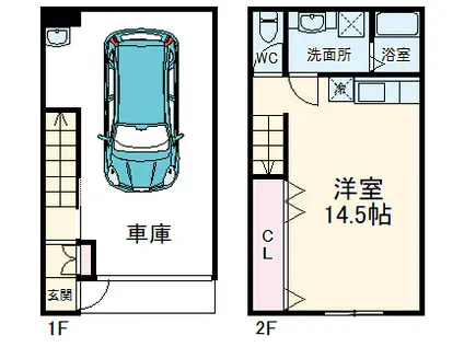 M STYLE(ワンルーム/1階)の間取り写真