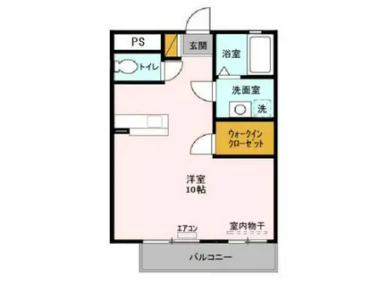 インペリアルMマミ(ワンルーム/3階)の間取り写真