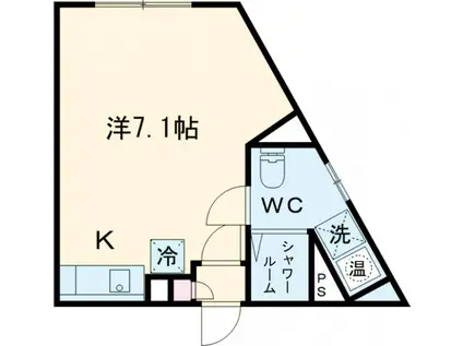 COCOFLAT池袋Ⅱ(ワンルーム/4階)の間取り写真