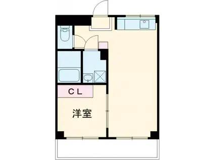 マルマンプラザ辰沼(1LDK/4階)の間取り写真