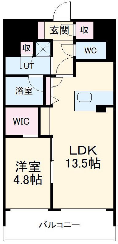 VILLAGE DE MIZUHO(1LDK/2階)の間取り写真