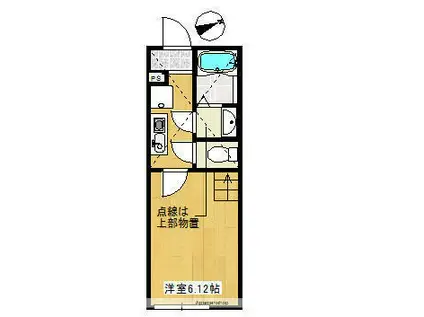 グランディール豊川(1LDK/2階)の間取り写真