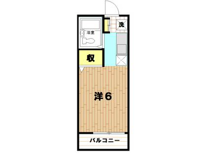キャッスルHIRO(1K/2階)の間取り写真