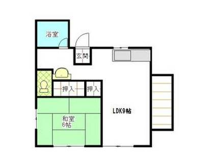 ティーエムハイム(1LDK/2階)の間取り写真