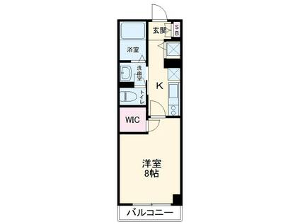 SHUSHU DIECI(1K/2階)の間取り写真