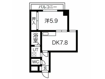 リリーマンション(2LDK/2階)の間取り写真