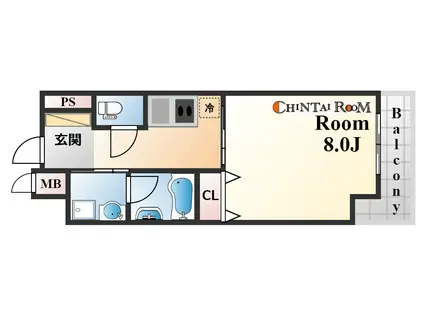 DAIWAマンション(1K/4階)の間取り写真