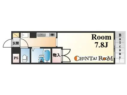 パレ・オーギ(1K/3階)の間取り写真