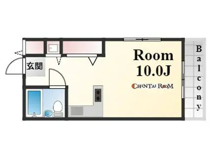 大昭マンション(1K/1階)の間取り写真